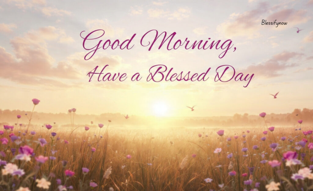 Good Morning, Have a Blessed Day
