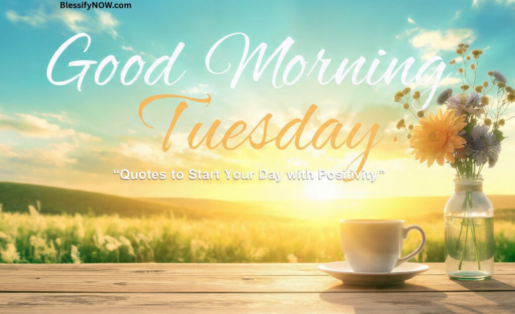 Good Morning Tuesday Quotes to Start Your Day with Positivity