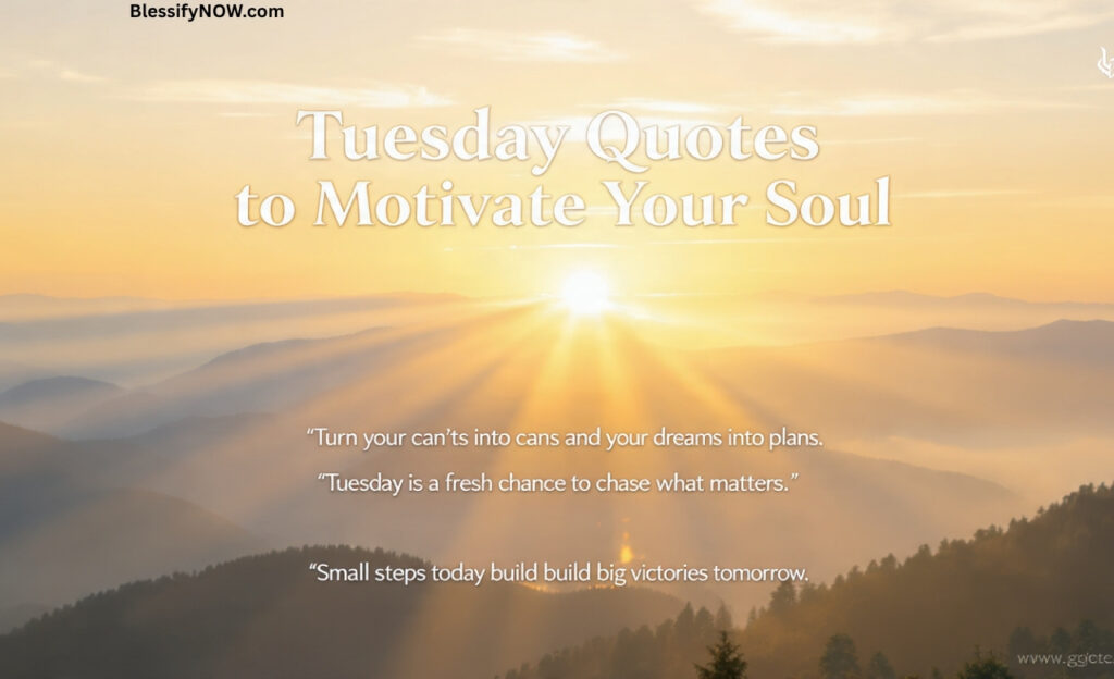 Inspirational Tuesday Quotes to Motivate Your Soul