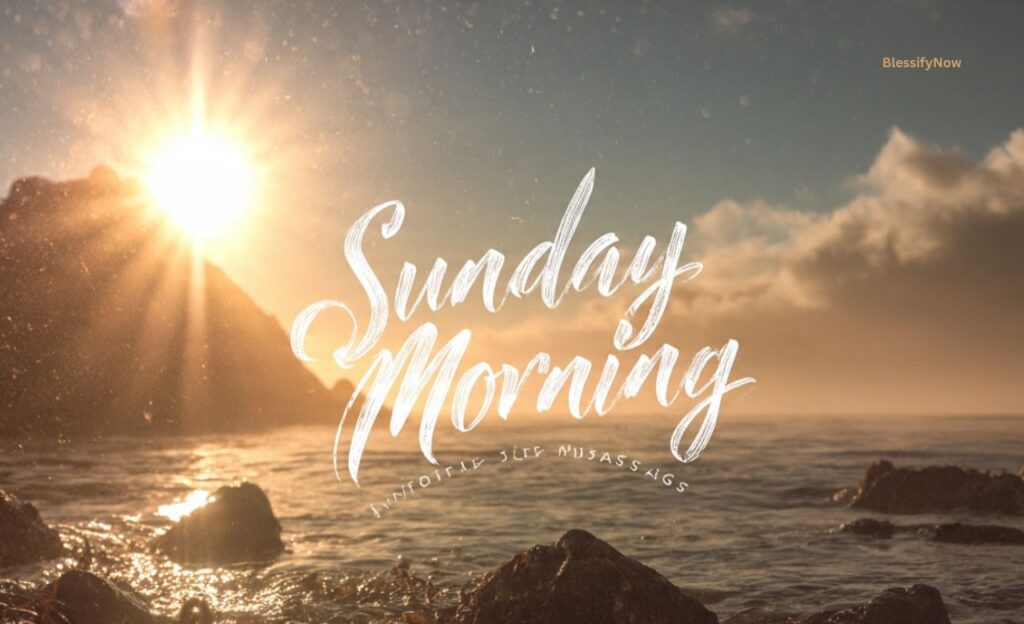 Sunday Morning Inspirational Messages