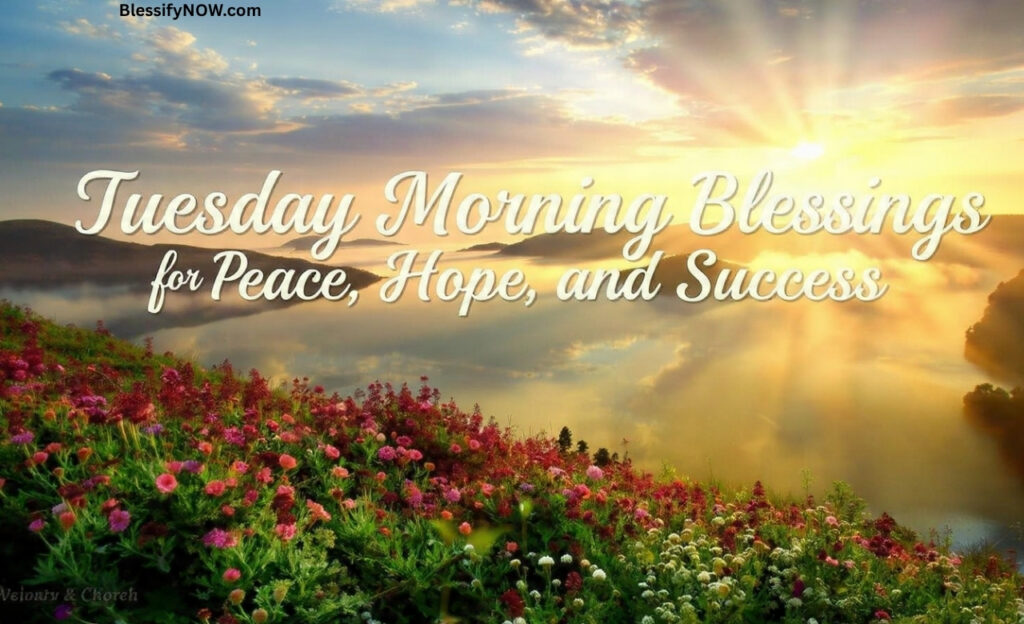 Tuesday Morning Blessings for Peace, Hope, and Success