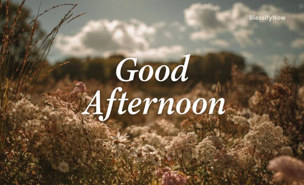 Good Afternoon Wishes and Messages