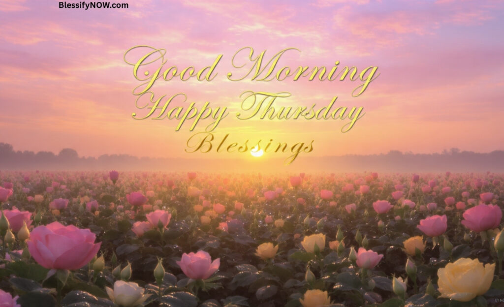 Good Morning Happy Thursday Blessings