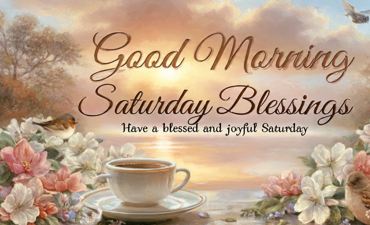 Good Morning Saturday Blessings