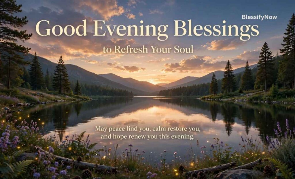 Inspirational Good Evening Blessings to Refresh Your Soul