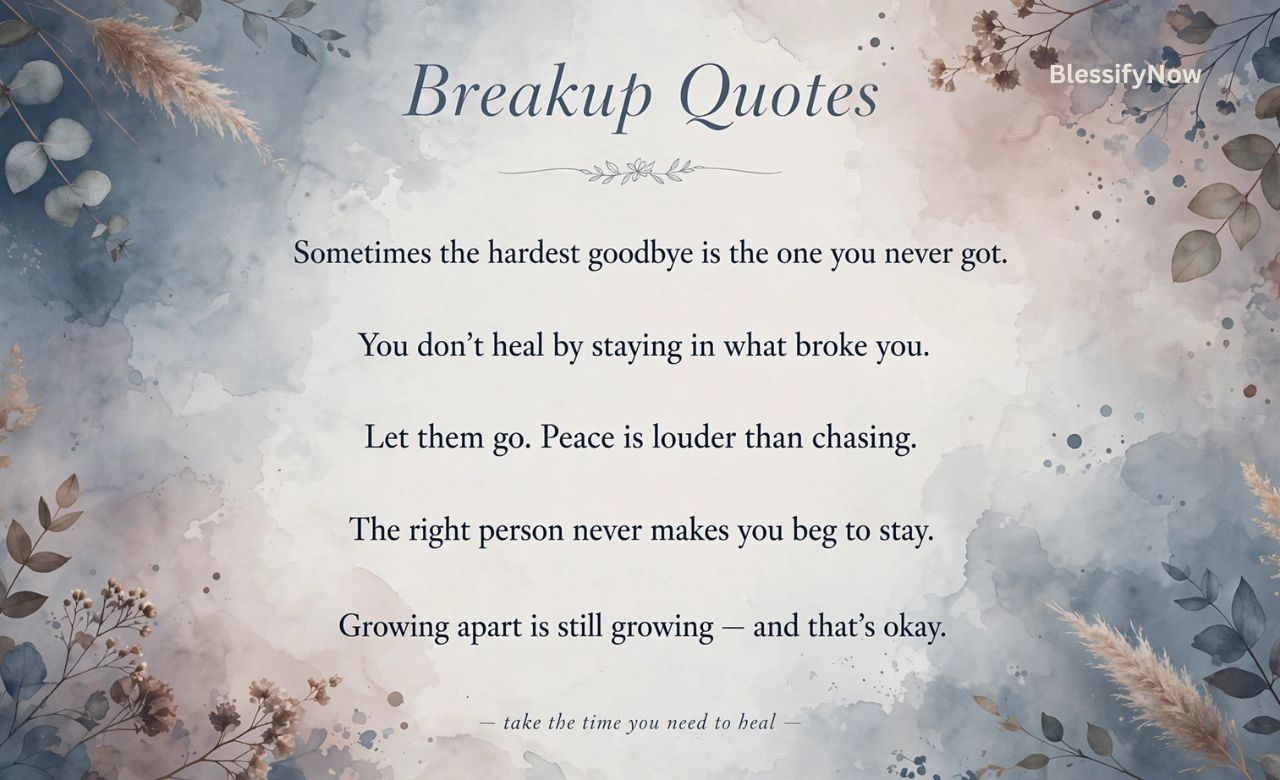 Breakup Quotes