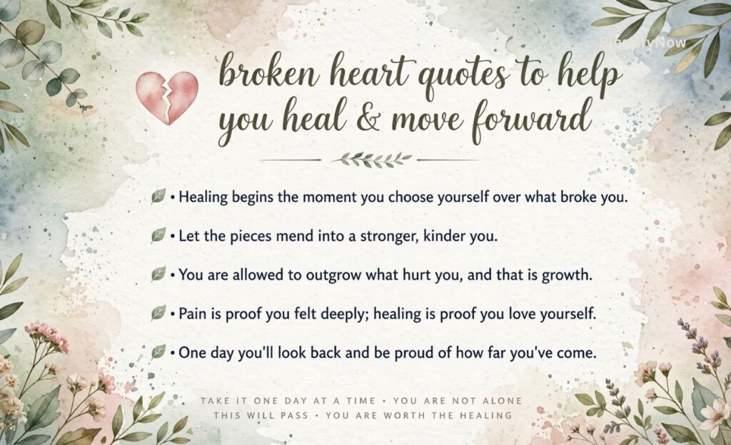 Broken Heart Quotes to Help You Heal and Move Forward