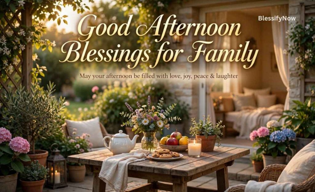 Good Afternoon Blessings for Family