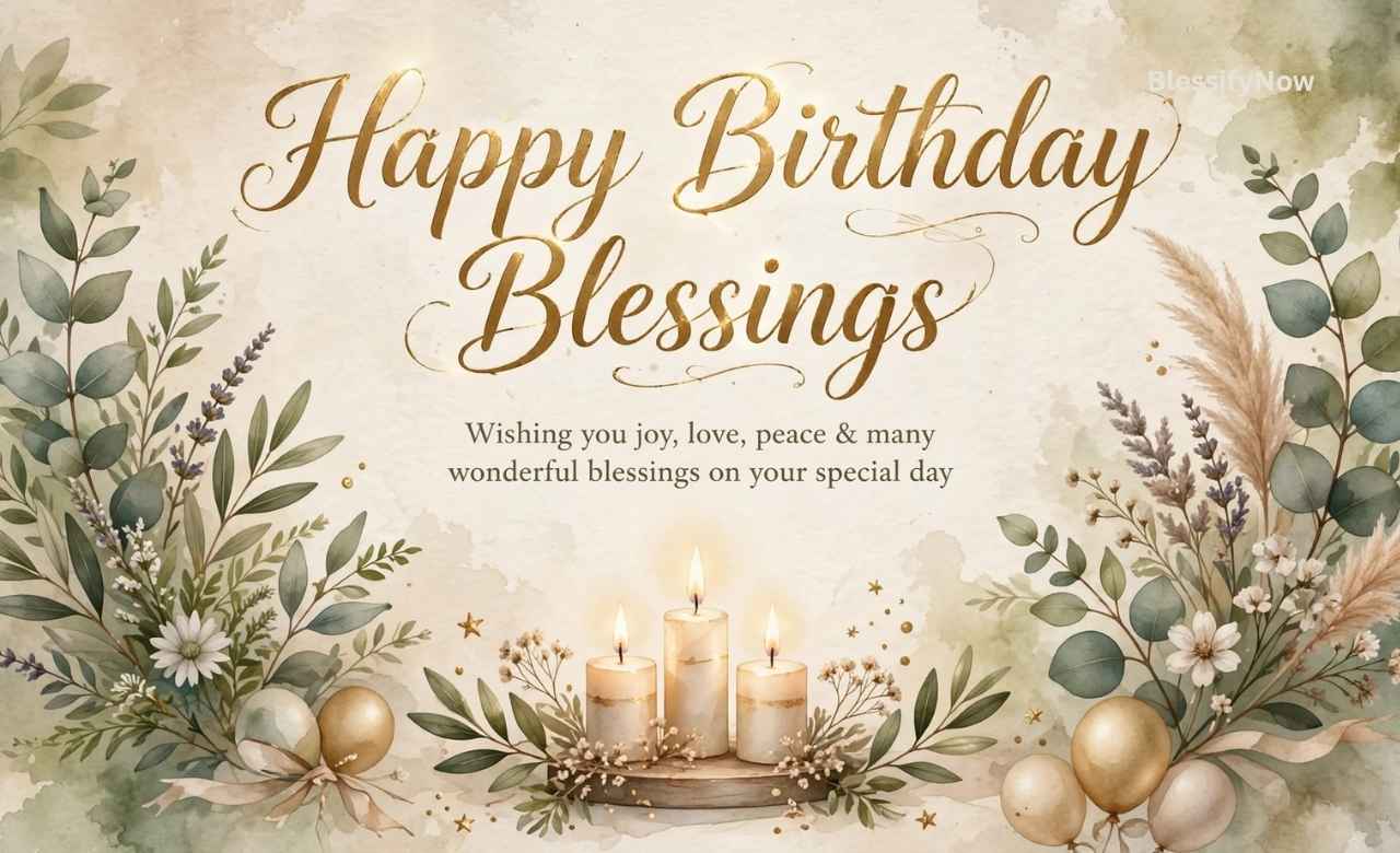 Happy Birthday Blessings