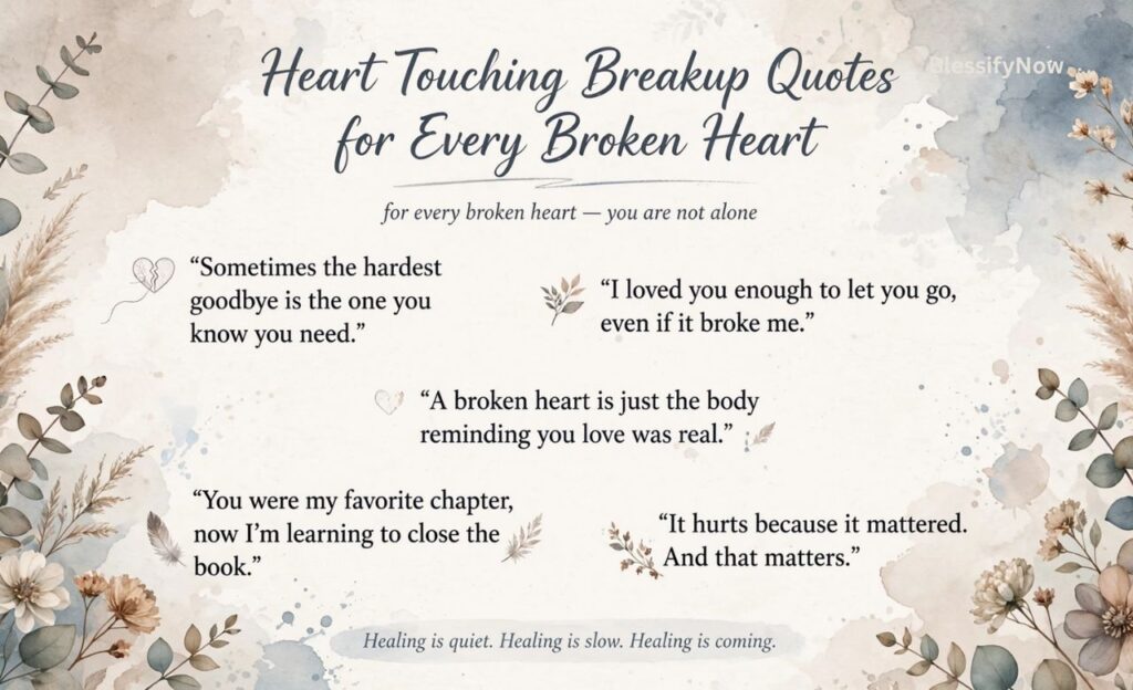 Heart Touching Breakup Quotes for Every Broken Heart