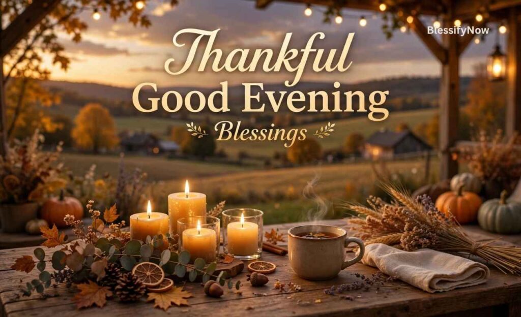 Thankful Good Evening Blessings